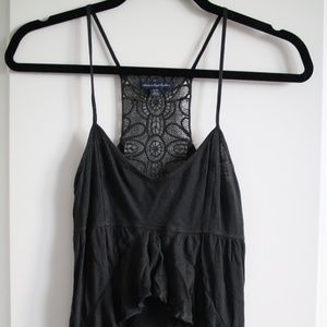 American Eagle Ruffle Tank